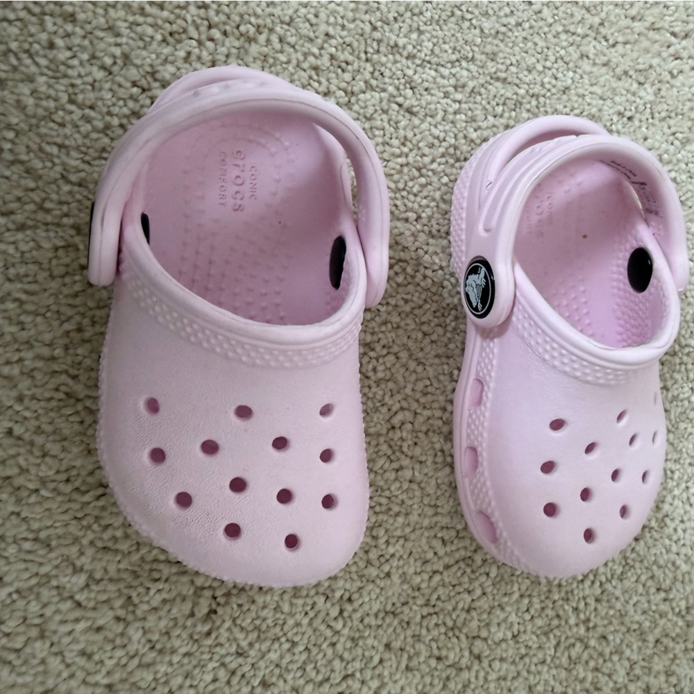 CROCS Light Pink Kids Sandals